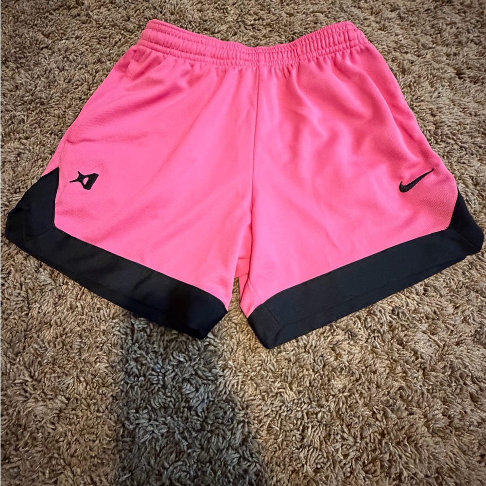 Nike Women's Athletic Shorts in Vibrant Pink and Black